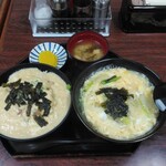 お多福食堂 - 料理写真:玉子とじそば＆玉子丼