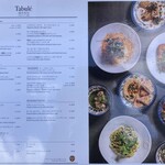 Trattoria Tabule - アラカルトメニュー、お昼はコースじゃなくて単品メニュー頼んでる人がほとんどだった。