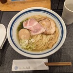 らーめん久遠 - 塩そば＋味玉　￥1,100