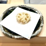 天婦羅 桂 いし坂 - レンコン