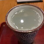 吾妻橋 やぶそば - そば湯割り