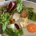 リストランテ プレーゴ - 野菜の下にたくさん隠れてるΣ（ﾟдﾟlll）