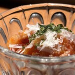 炭焼 おかげさん - 蓮根アラビアータ