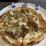 リストランテ プレーゴ - ピザは、普通にデカい！宅配ピザのMぐらいや。