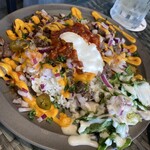 ブルー エントランス キッチン - 