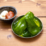chilled crispy peppers