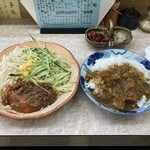 Kumakou - じゃじゃ麺と半カレーのセット