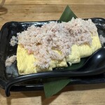 居酒屋 楽が気 - 蟹づくしの厚焼き卵