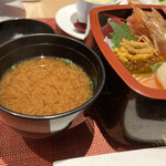 鮨政庭 - シジミの味噌汁