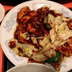 中華料理　応竜 - 「回鍋肉＆プチ杏仁セット」1,200円