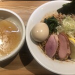 鴨出汁中華蕎麦 麺屋yoshiki - 鴨のまぜそばつけ麺(醤油)