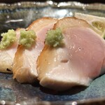 炭焼 おかげさん - 高坂鶏胸たたき
