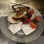 Shibuya Teppanyaki Rin - 伊勢海老と太刀魚