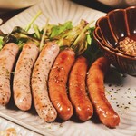 Assortment of 2 kinds of Hokkaido sausages