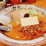 味噌ラーメン 力丸 - 辛みそらーめん+バター