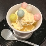 もちづき - 抹茶プリン　バニラアイス　香川の和菓子〜おいり