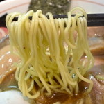 おおぜき中華そば店 - 味玉にぼしそば（850円）＋ワンタン（200円）