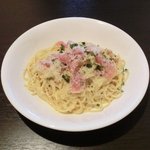 COTE D'AZUR - プレミアムランチ 990円 の生ハムの濃厚カルボナーラ