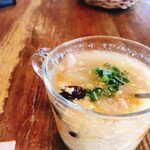 リエラカフェ&ミータイム - 大豆ミート入りの野菜スープ