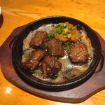 大衆スタンド てんぐ大ホール - サイコロステーキ