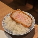 銀座とんかつ檍 - マンガリッツァオンザライス