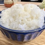ロースカツ定食 修 - 大盛りご飯です！