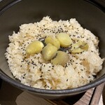 蕩 - コシヒカリの栗ご飯　^_^