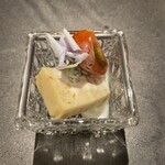 蕩 - 茸のテリーヌ　オレガノとヨーグルトソース(^^)