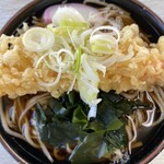 手打唐沢うどん そば かさはら - 天ぷらそば、税込950円