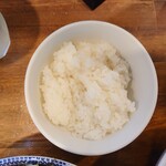 麺屋 悠 - サービスの半ライス