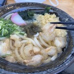 まるきちうどん - かすうどんの『かす』のように思えないぶよぶよ