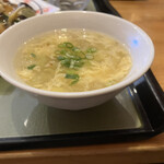 松の樹 - 玉子スープ