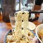 麺屋 悠 - 麺は安定にの大栄食品の細ストレート麺