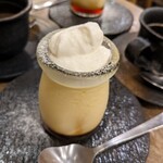 AZITO - 柔らか生クリームに滑らかなプリン、美味しかった（≧∇≦）