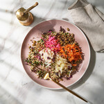 Buckwheat and quinoa salad