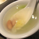 中国四川料理 梅香 - セットスープは卵は使われてません。