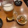 千草 - 生ビール・お通し