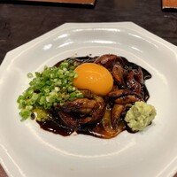 わたべ - 鰻肝ソテー卵黄添え