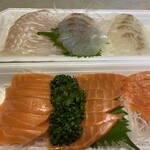 さかなのみうら - ヒラメ、サーモン