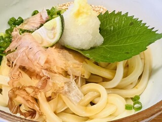 ウドンスタンド五頭 - すだち醤油うどん