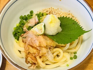 ウドンスタンド五頭 - すだち醤油うどん