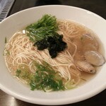 Ramemmagari - 「貝塩ラーメン」858円→クーポン提示で808円♪