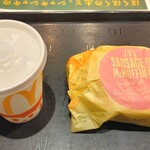 McDonald's - ソーセージエッグマフィンセット（￥３５０）