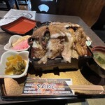 炭火串焼物語 SAKE - 金賞相模豚重定食　ご飯大盛