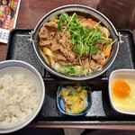 Yoshinoya - 牛すき鍋膳(肉2倍)