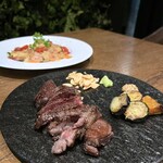Le Cinq - A5黒毛和牛のフィレ肉のステーキ