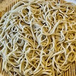 蕎麦切 森の - 天ダネが揚がってから蕎麦が出るのが松翁〜森の流です