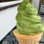 ますだ茶舗 - 抹茶ソフトクリーム