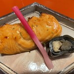 日本料理 山里 - 秋鮭柚香焼き