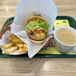 モスバーガー - ソイモス野菜バーガーセット